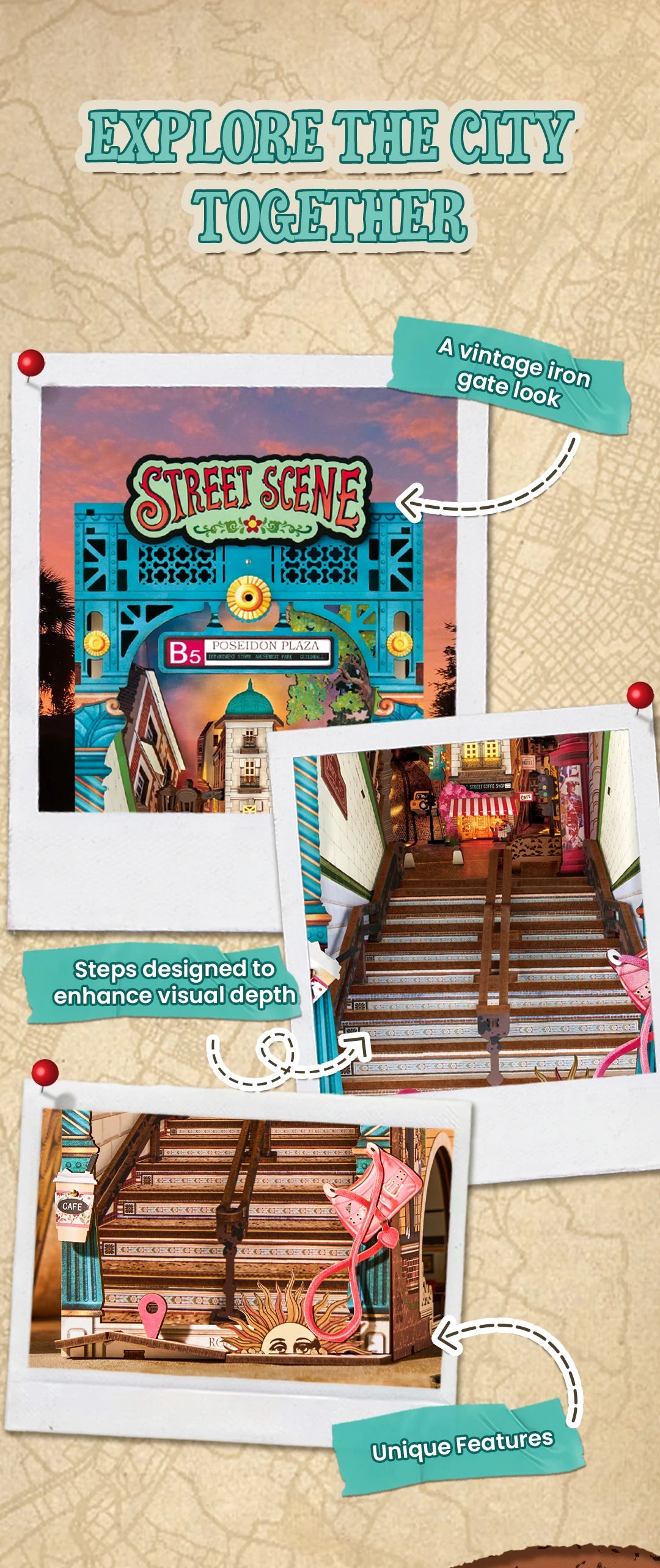 Street Scene BookNook TGB13