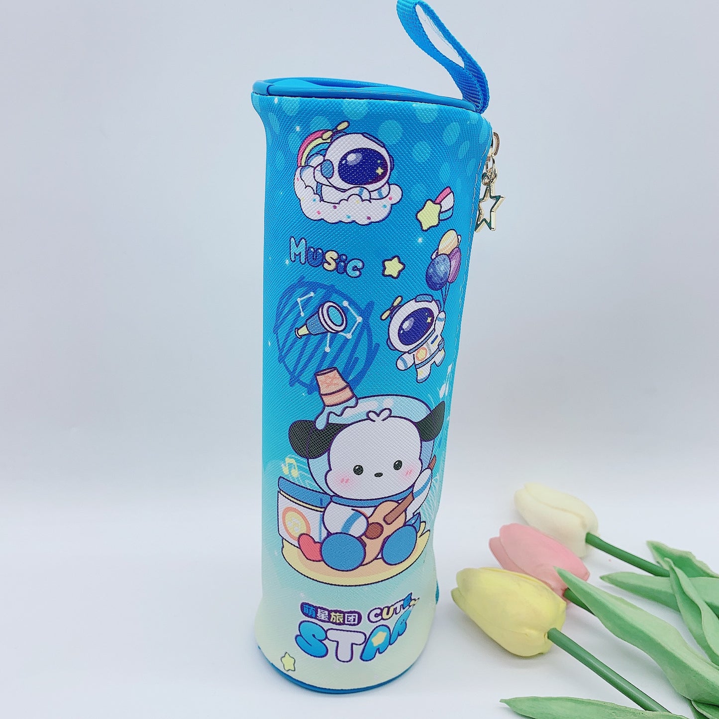 Kuromi Melody Cylindrical Stitch pencil case