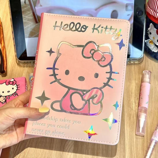 Hello Kitty A5 PU leather surface  Laser  Notebook