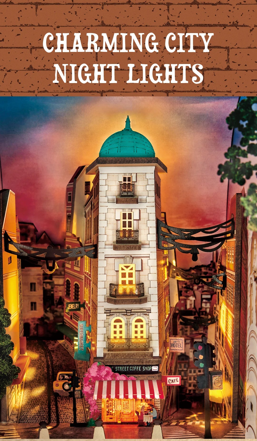 Street Scene BookNook TGB13