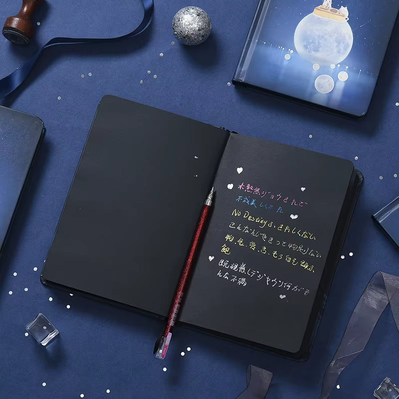 Luminous Moon Hand Account Notepad