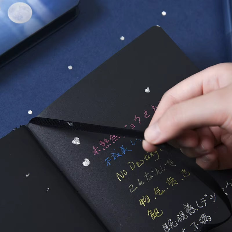Luminous Moon Hand Account Notepad