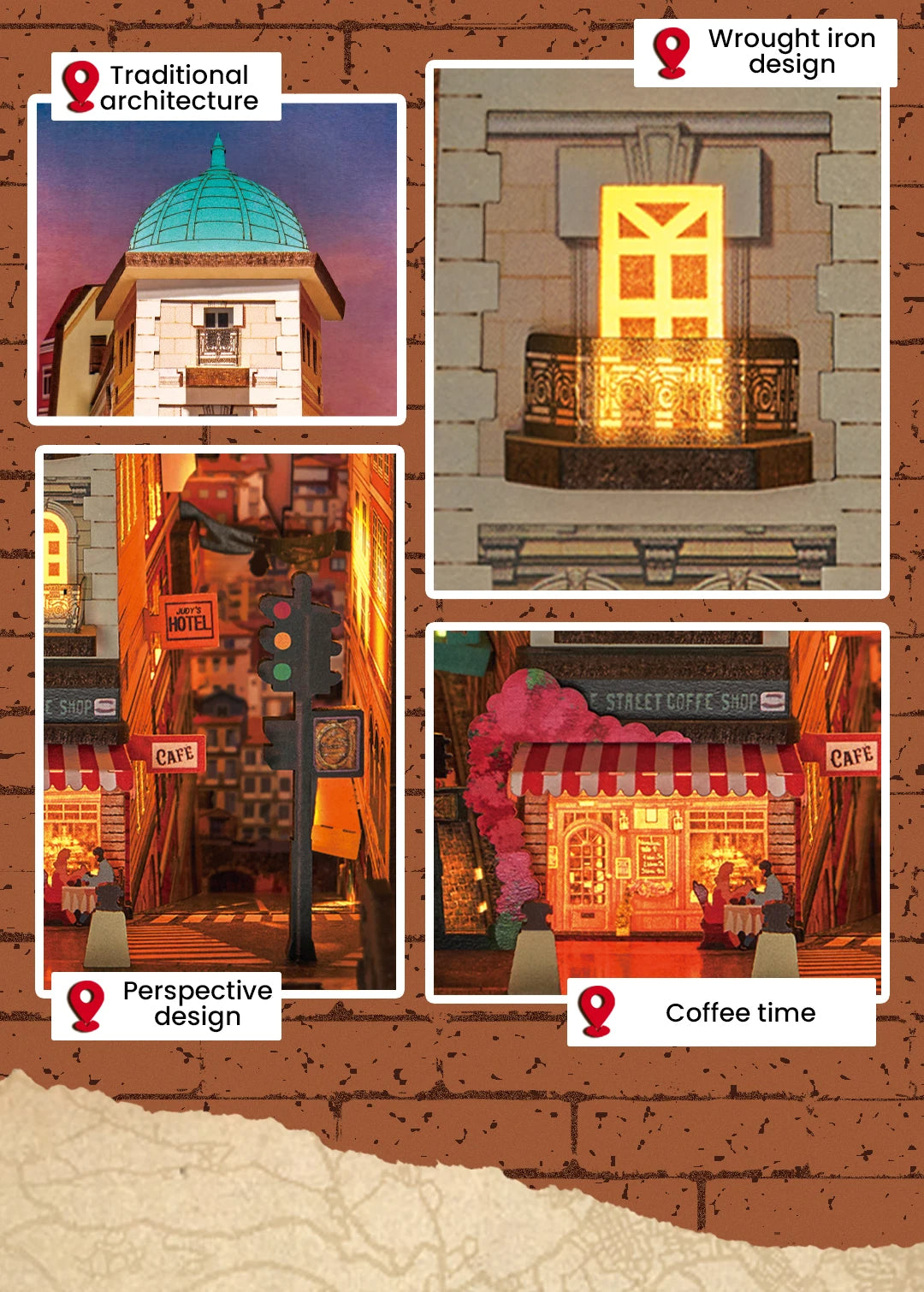 Street Scene BookNook TGB13