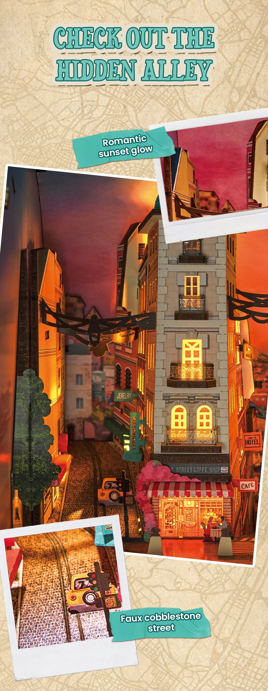 Street Scene BookNook TGB13