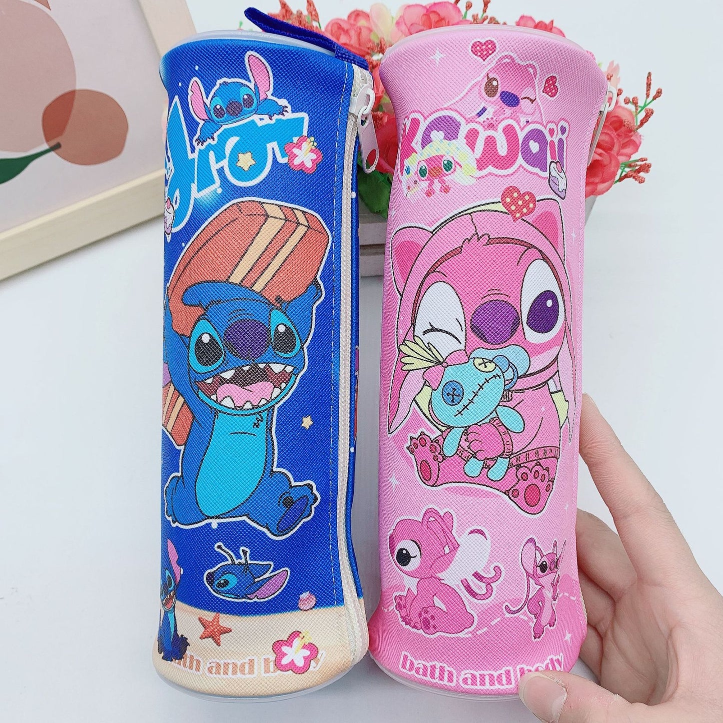 Kuromi Melody Cylindrical Stitch pencil case