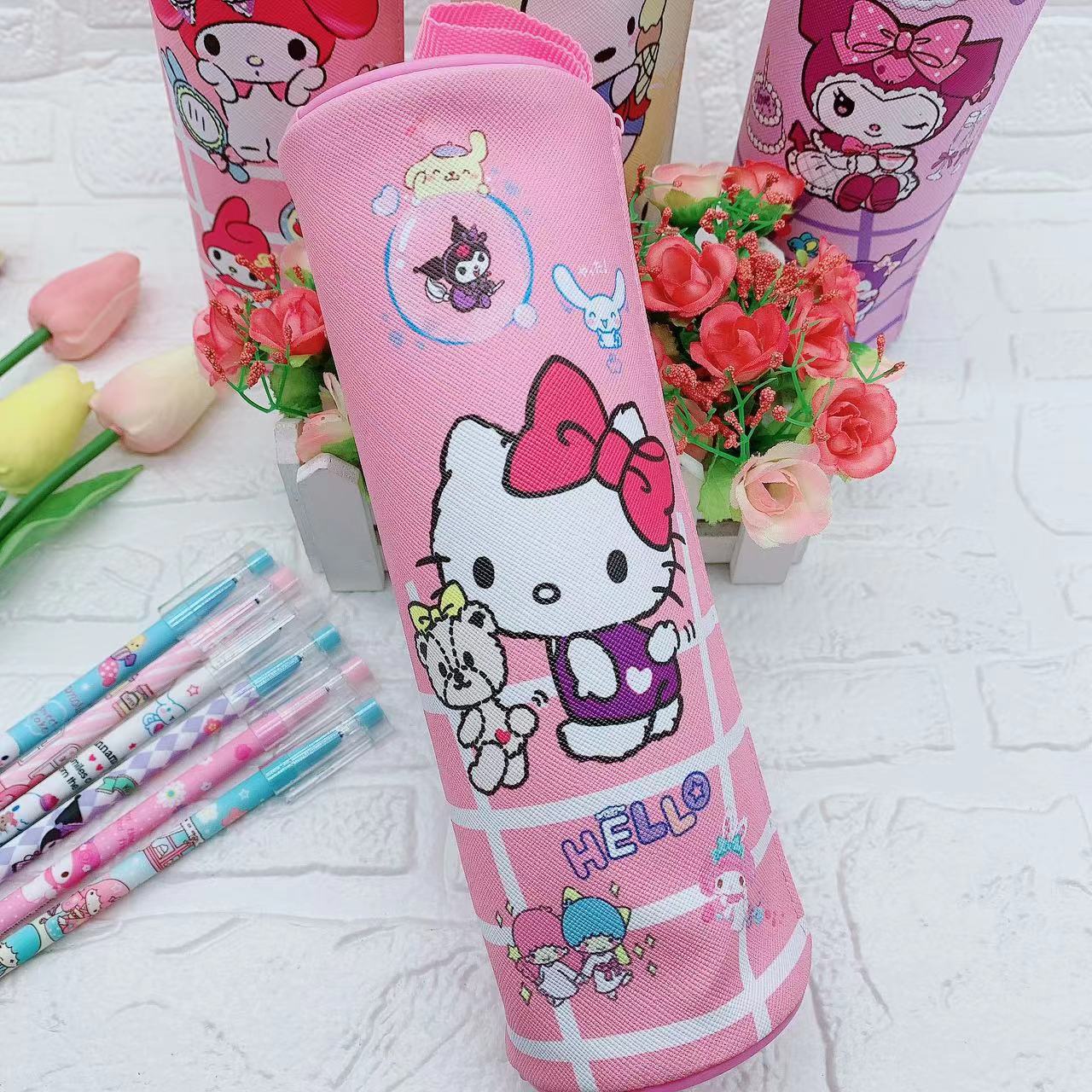 Kuromi Melody Cylindrical Stitch pencil case