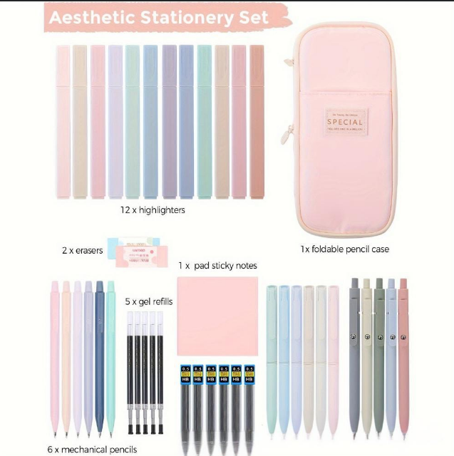 Aesthetic School Supplies
