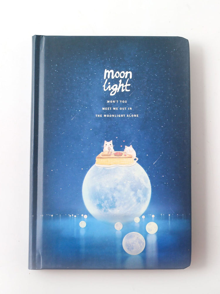 Luminous Moon Hand Account Notepad